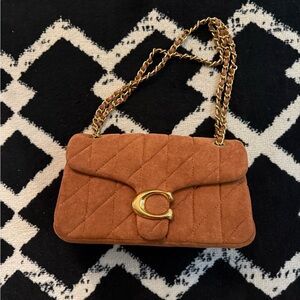 Coach Quilted Tan Tabby 26